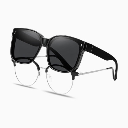 Eterlens｜超軽量男女兼用オーバーグラス｜眩しさ対策の偏光レンズ｜メガネの上からかけられるオーバーグラス