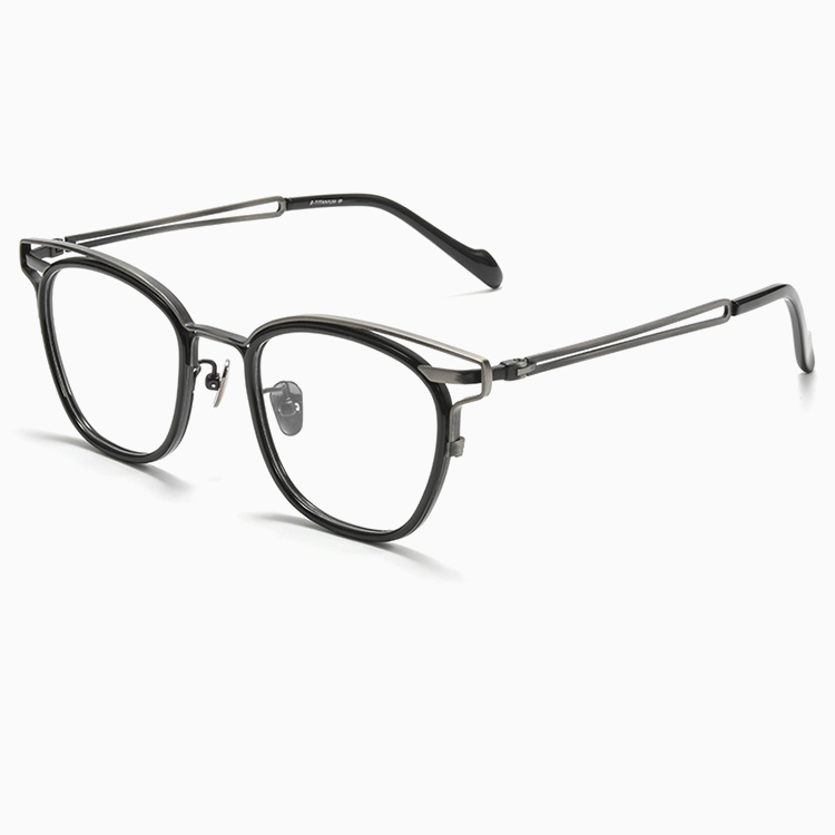 Eterlens｜レトロ感漂う上質なアセテートチタン製メガネ│度付き対応｜匠の技が光る一本
