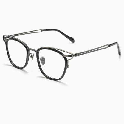 Eterlens｜レトロ感漂う上質なアセテートチタン製メガネ│度付き対応｜匠の技が光る一本