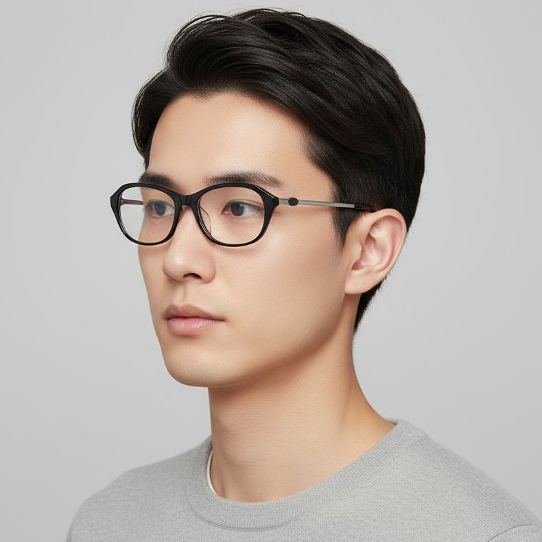 【色彩が華やぎ・まるで宝石のように】Eterlens | 輝く「ダイヤモンドカット」キャットアイ | リフトアップ効果 | 軽量 おしゃれ 老眼鏡 度付き - 商品画像 4/10 (CatEye Progressive)