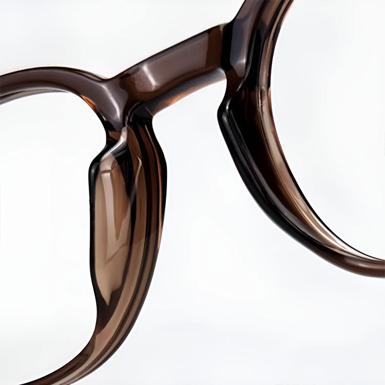 Eterlens｜レトロ風小さめスクエアフレームメガネ｜高密度アセテート素材