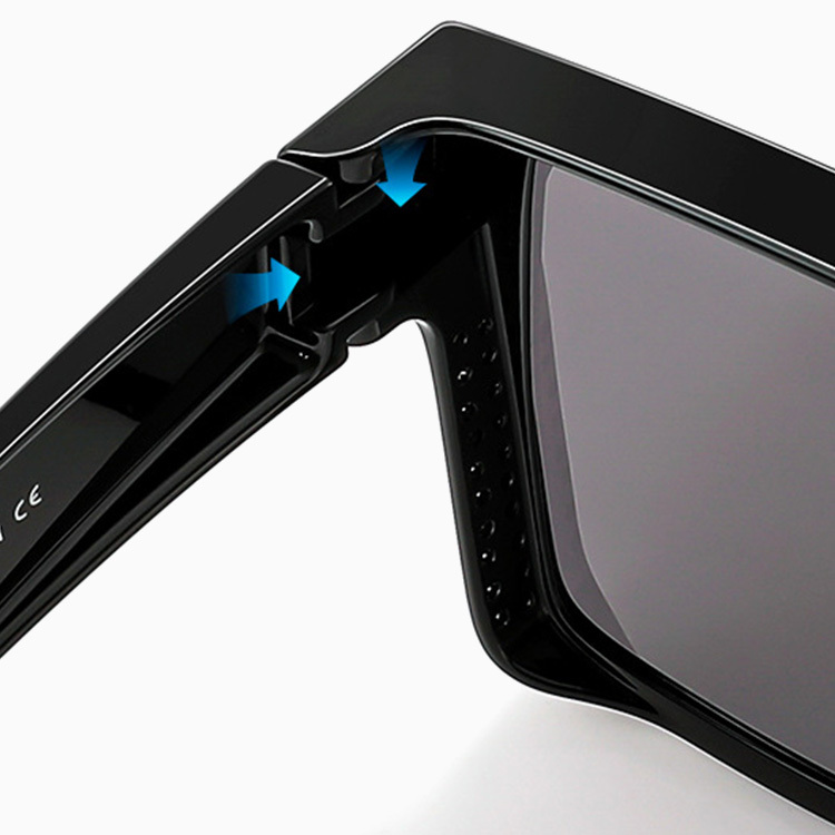 Eterlens｜大きめスクエア型ドライブメガネ｜UVカット偏光レンズ｜欧米風オーバーグラス-Eterlens