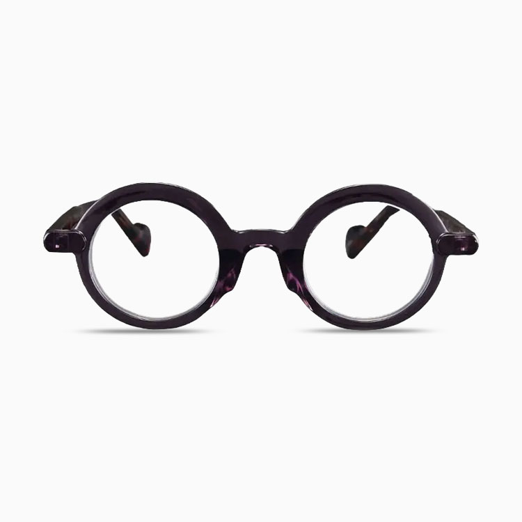 Eterlens レトロな丸型フレームのブルーライトカット老眼鏡
