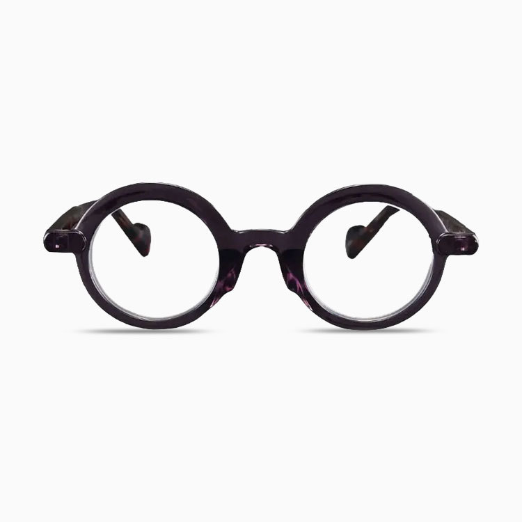Eterlens レトロな丸型フレームのブルーライトカット老眼鏡-Eterlens