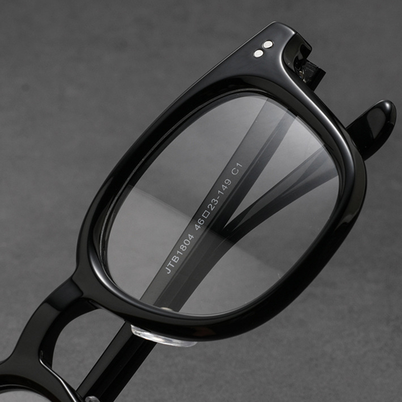 Eterlens｜ウェリントン型小さめフレームメガネ｜クラシックな太セル