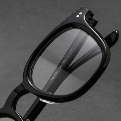 Eterlens｜ウェリントン型小さめフレームメガネ｜クラシックな太セル