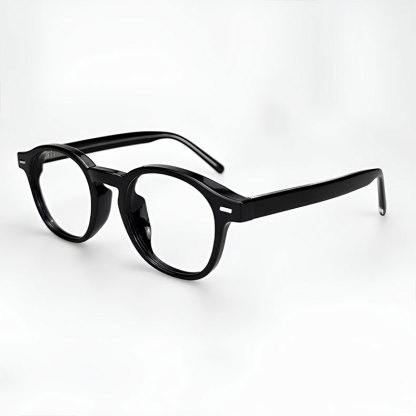 Eterlens｜レトロ風小さめスクエアフレームメガネ｜高密度アセテート素材