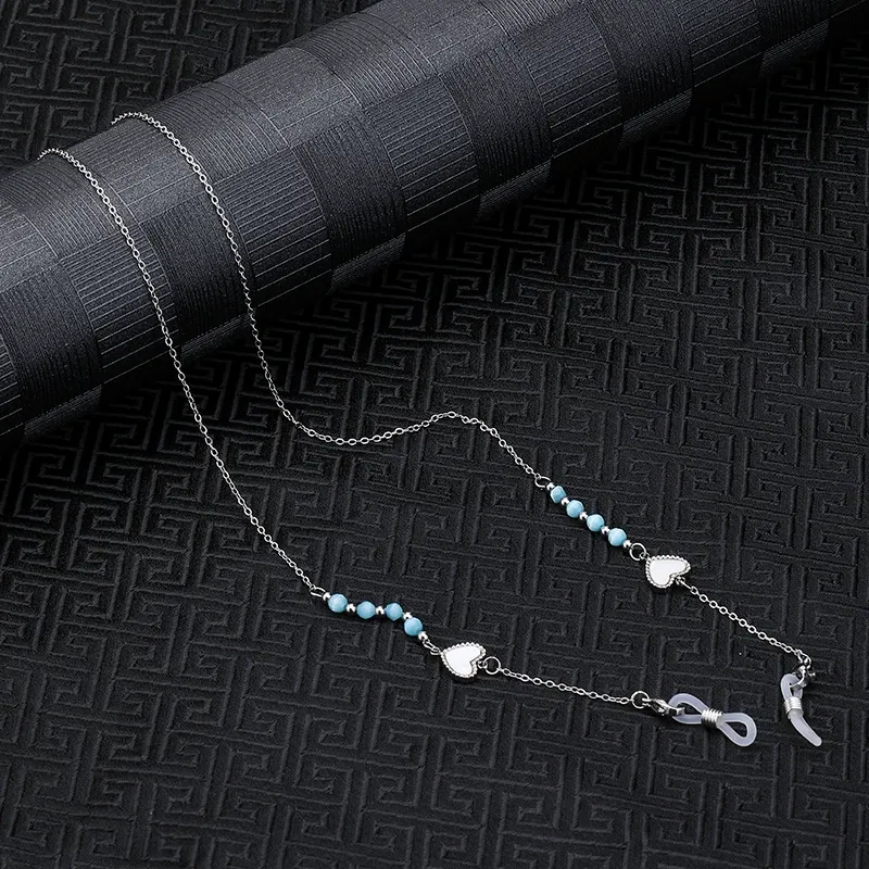 Eterlens おしゃれな純チタン製軽量眼鏡チェーン-Eterlens