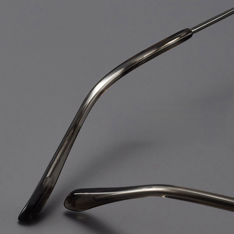 Eterlens｜日系デザイナーによるレトロ風メガネ｜高級なアセテートチタン製小さめスクエアフレーム