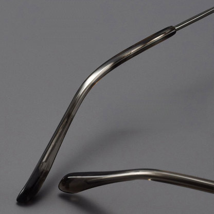 Eterlens｜日系デザイナーによるレトロ風メガネ｜高級なアセテートチタン製小さめスクエアフレーム