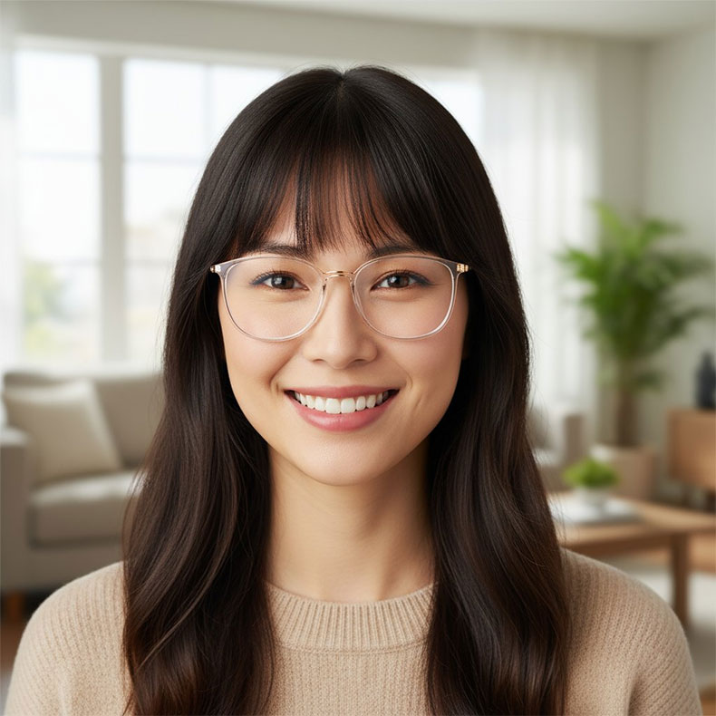 Eterlens | 7g レトロ感漂い伊達眼鏡 | エレガントでコーデしやすい