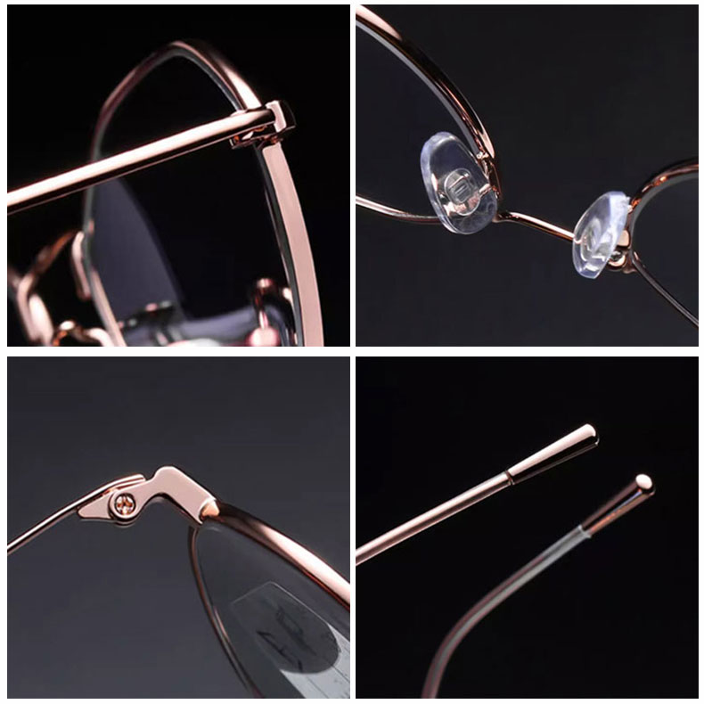 Eterlens レトロ大型フレームの累進多焦点老眼鏡-Eterlens