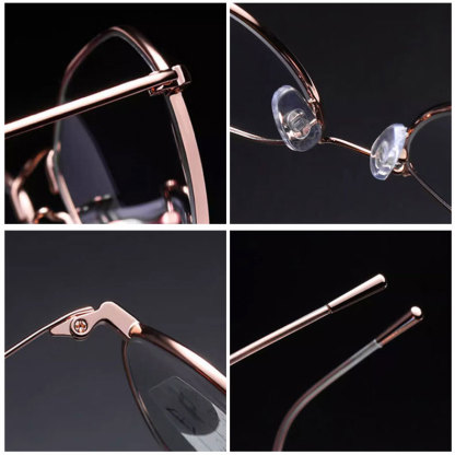 Eterlens レトロ大型フレームの累進多焦点老眼鏡-Eterlens