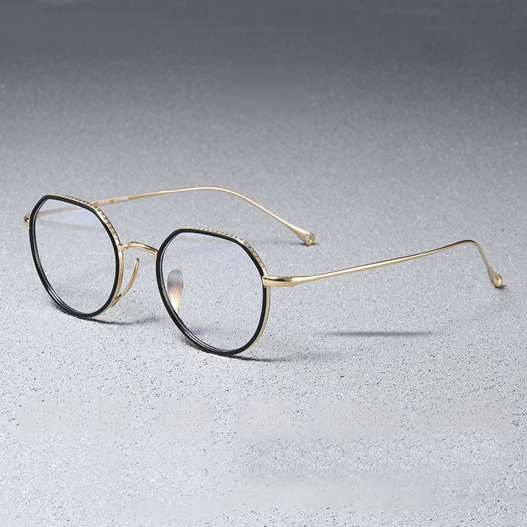 Eterlens｜軽量チタン製多角形フレームメガネ｜匠の技が光る一本