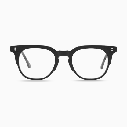 Eterlens│高級感のあるボストンフレーム | 幅広キーホールブリッジメガネ