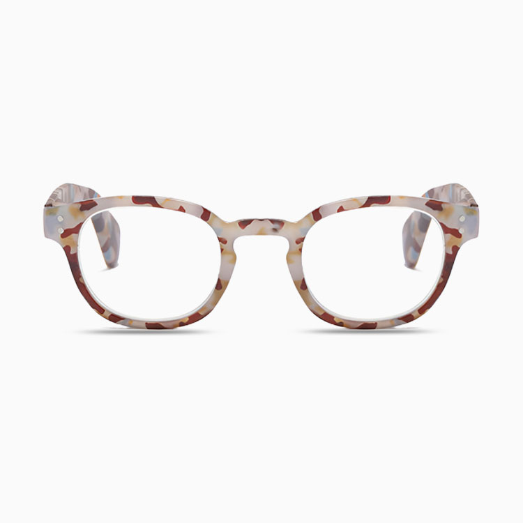 Eterlens ｜ べっこう風ボストンフレーム ｜ ブルーライトカット ｜ キーホールブリッジ老眼鏡