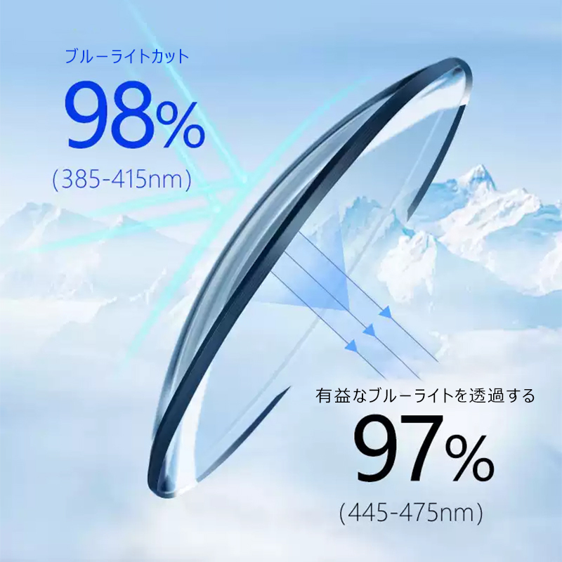Eterlens ファッショントレンドブルーライトカット老眼鏡-Eterlens