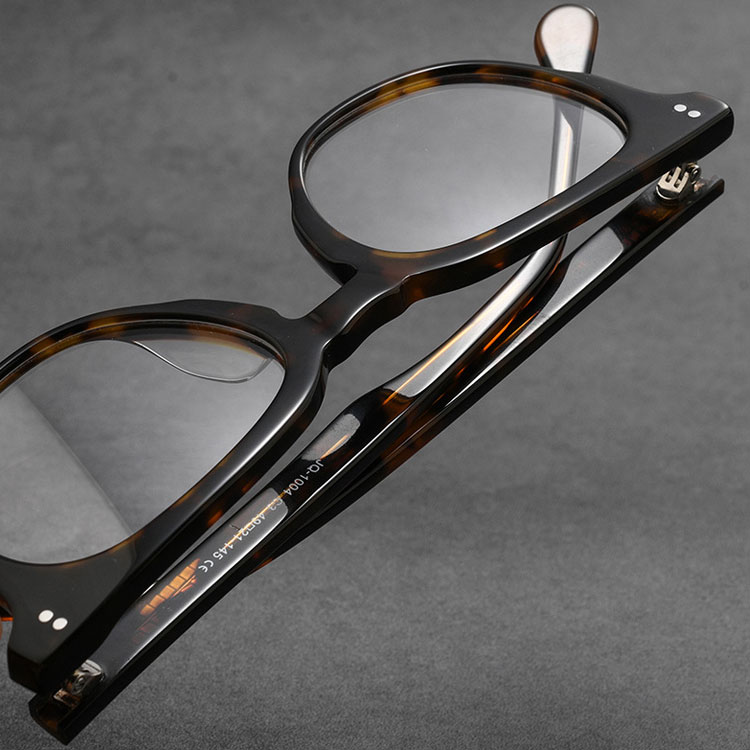 Eterlens│高級感のあるボストンフレーム | 幅広キーホールブリッジメガネ