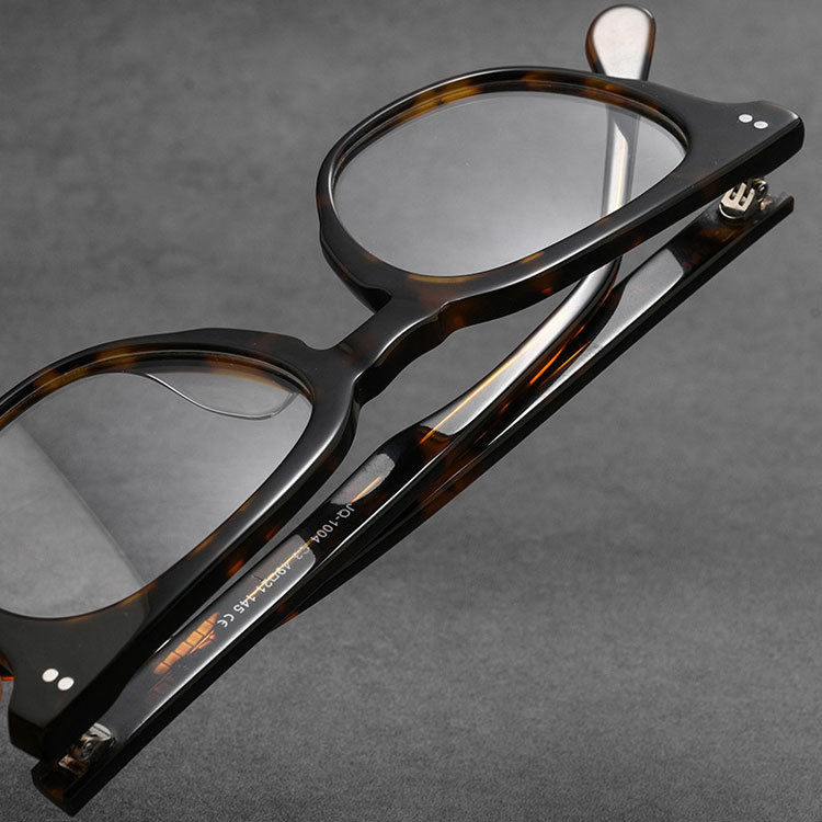 Eterlens│高級感のあるボストンフレーム | 幅広キーホールブリッジメガネ