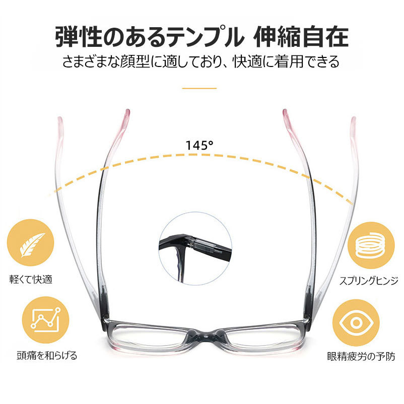 Eterlens キャットアイブルーライトカット老眼鏡  |  クラシックな大きめフレーム  |  女性やリラックスタイムに最適リラックスタイムに最適-Eterlens