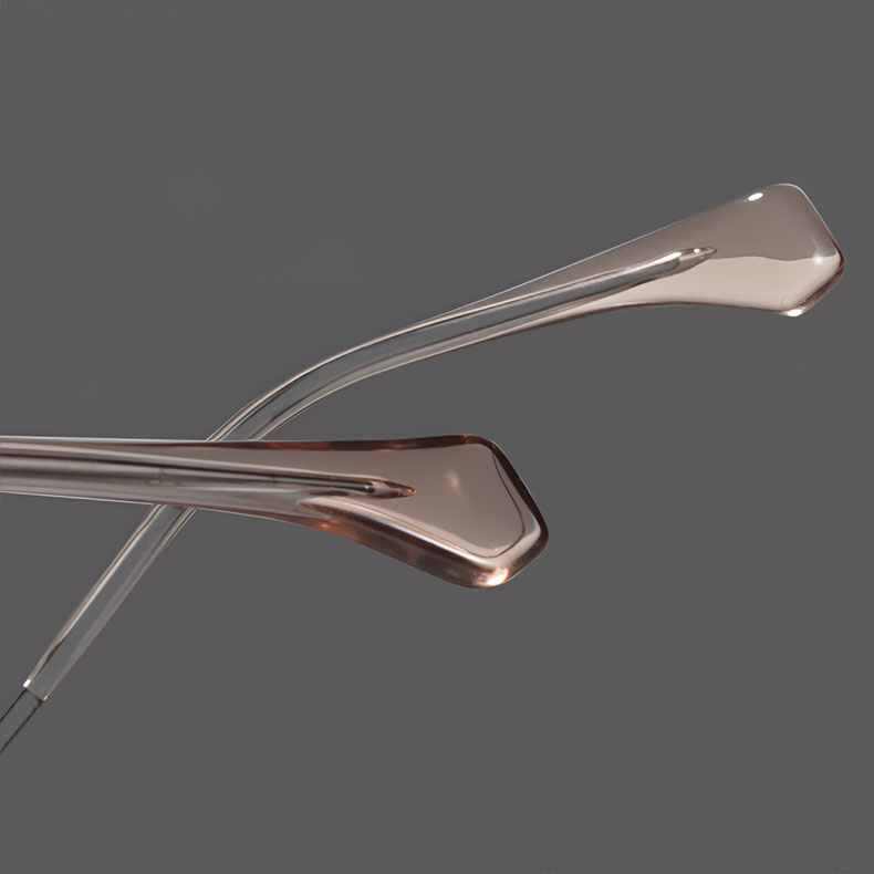 Eterlens｜アセテートチタン製小顔見えレトロ感あふれるメガネ｜素顔に映える万能デザイン