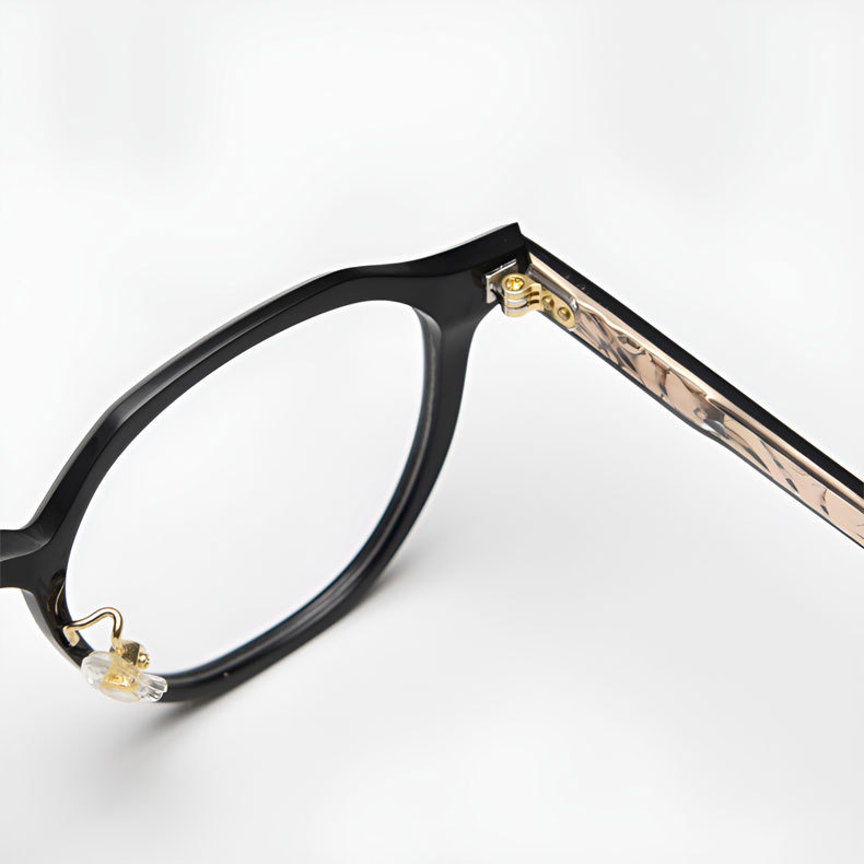 Eterlens | 16g レトロ風アセテートメガネ | 芯張りテンプル | オーダーメイド