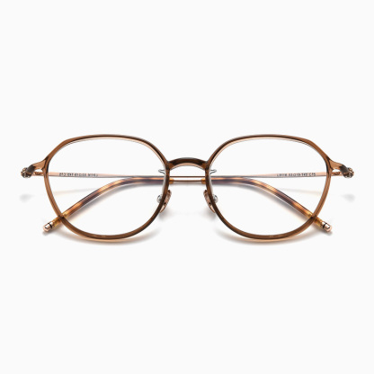 Eterlens｜超軽量エアチタンの小さめフレーム｜度付き対応｜レトロ風メガネ-Eterlens