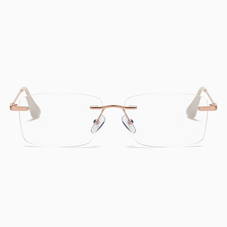 Eterlens｜ミニマルなリムレス老眼鏡｜遠近両用調光ブルーライトカット機能｜シンプルで控えめ