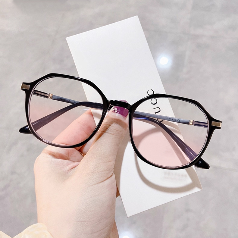 Eterlens｜細リムクラウンパント型チークメガネ｜すっぴんでも映える