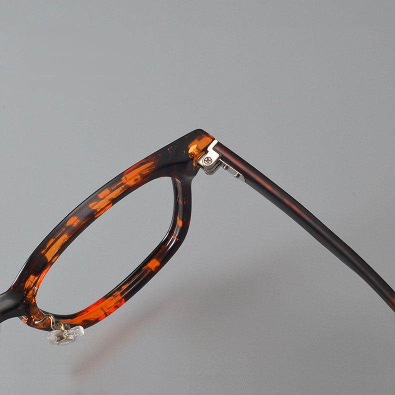 Eterlens | レトロ風超軽量ウェリントン型アセテートメガネ | クラシックなデザイン