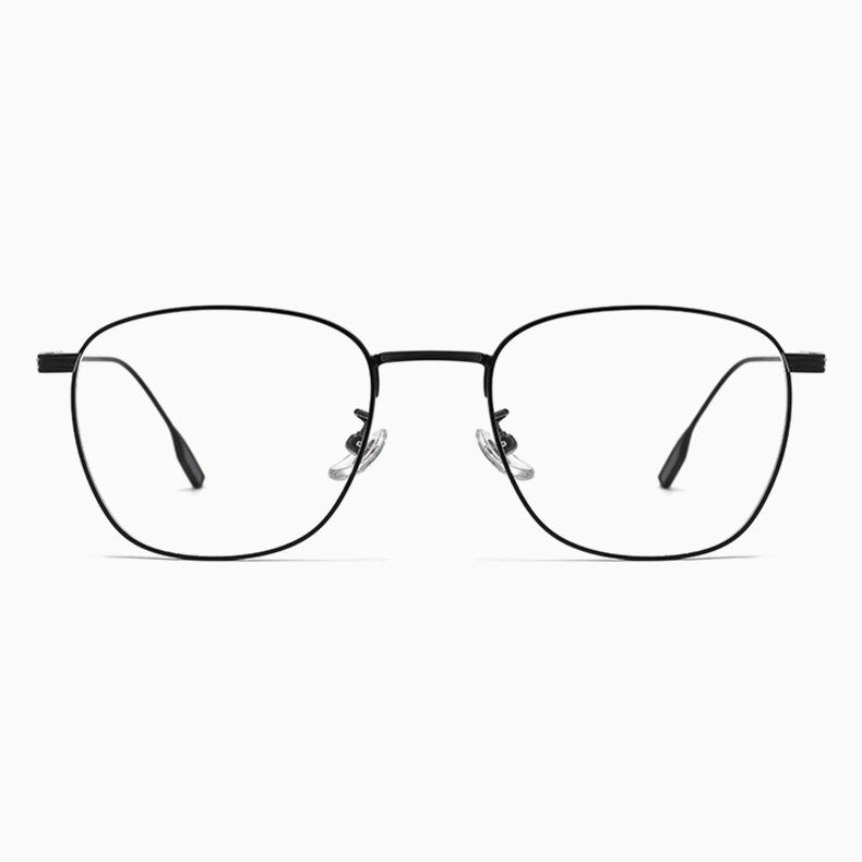 Eterlens｜チタン製大きめフルリム│度付き対応│レトロビジネススタイルメガネ