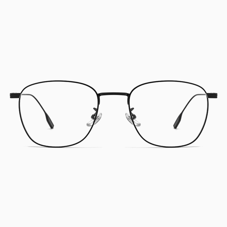 Eterlens｜チタン製大きめフルリム│度付き対応│レトロビジネススタイルメガネ-Eterlens