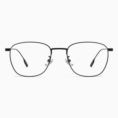 Eterlens｜チタン製大きめフルリム│度付き対応│レトロビジネススタイルメガネ-Eterlens