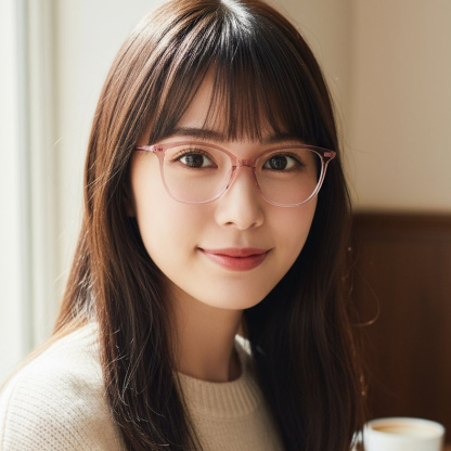 Eterlens｜フォックス型アセテート製メガネ｜トレンドファッション｜オーダーメイド