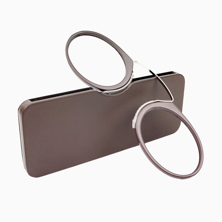 【財布サイズ・耳を圧迫しない】Eterlens | TR90製ノーズクリップ【Pocket-Air】| テンプルレス| 極薄型デザイン | 携帯性No.1、鼻に挟むだけ | 老眼鏡・リーディンググラス | 読書をどこでもスマートに