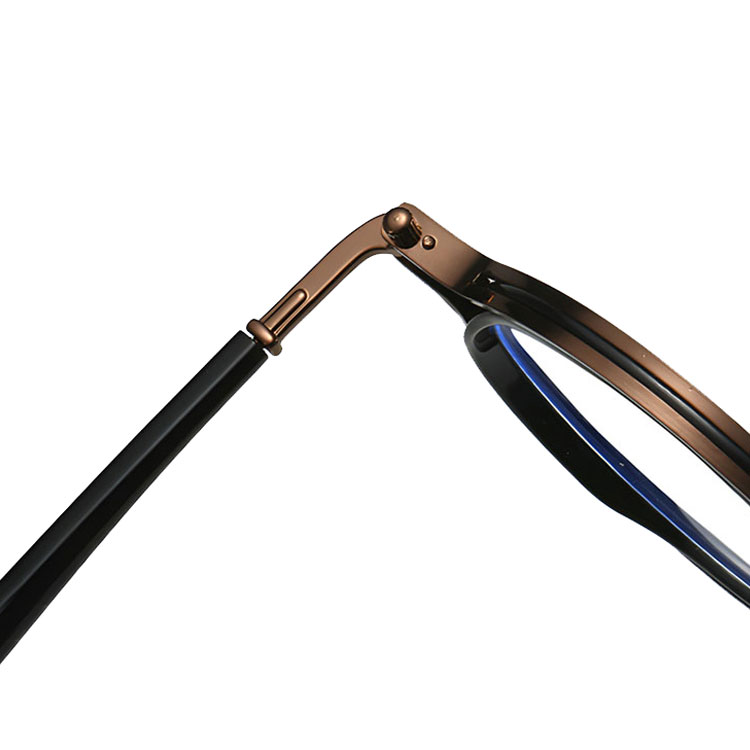 【話題のスタイル・異素材MIX】Eterlens 老眼鏡 おしゃれなラウンド型 | 軽量アセテート×メタル | 快適な掛け心地 | 度数豊富・ユニセックス - 商品画像 7/13 (Round BlueGuard)