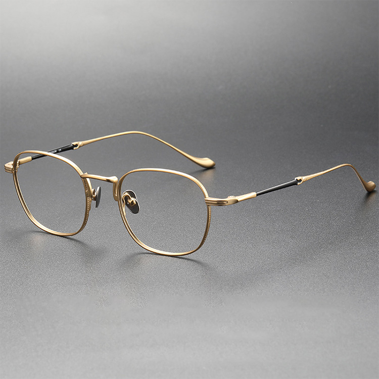 Eterlens｜手作りレトロシンプルチタンメガネ｜度付き対応｜匠の技が光る一本