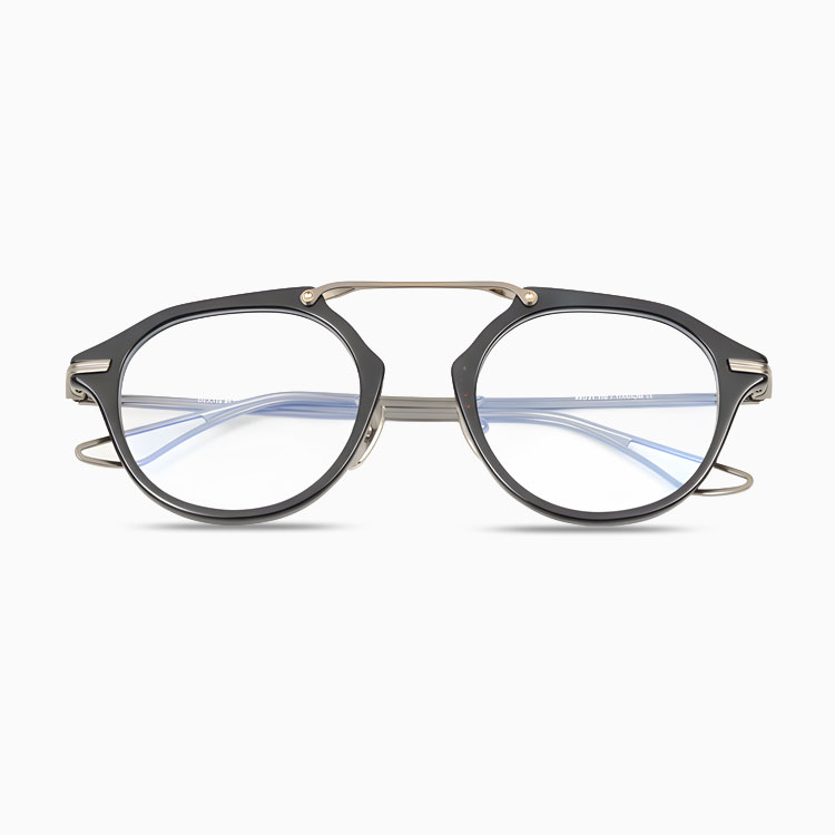 Eterlens｜華奢でレトロな六角形メガネ｜匠の技が光る一本 │オーダーメイド