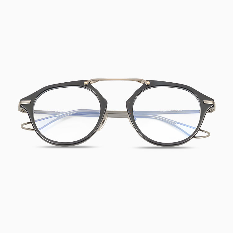 Eterlens｜華奢でレトロな六角形メガネ｜匠の技が光る一本 │オーダーメイド