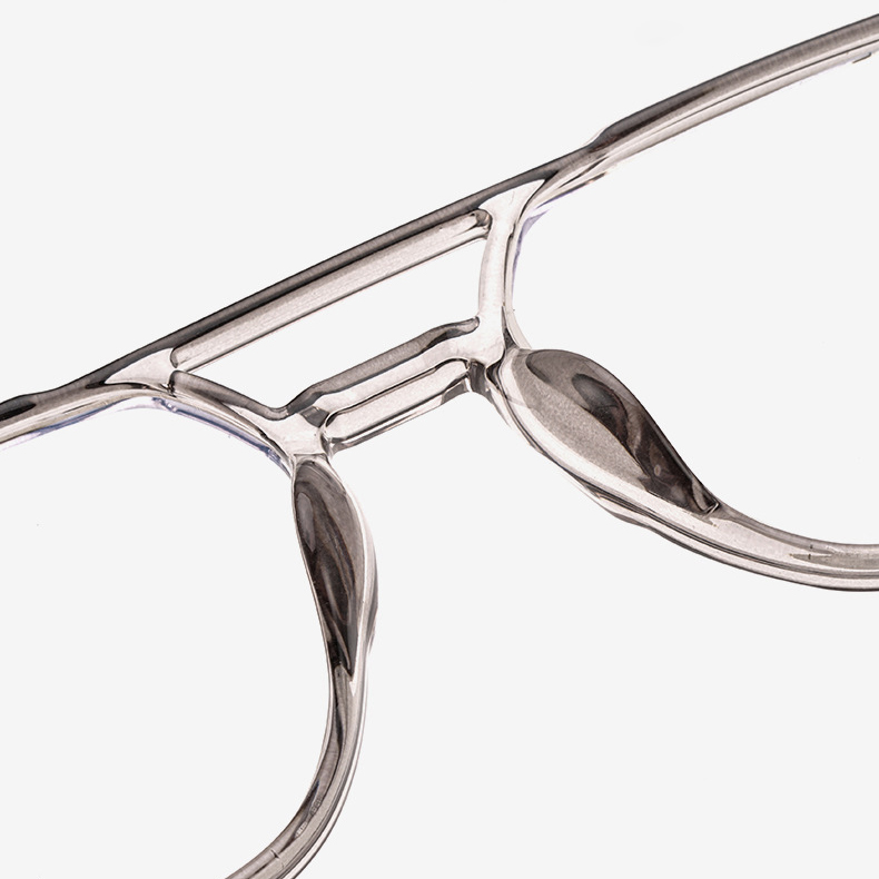 【小顔効果・11.9g超軽量】Eterlens ティアドロップフレーム 老眼鏡 おしゃれ | 高弾性TR90超軽量素材 | 知的なダブルブリッジ・度付き対応メガネ - 商品画像 9/13 (Aviator RxReady)