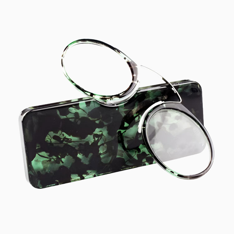 【財布サイズ・耳を圧迫しない】Eterlens | TR90製ノーズクリップ【Pocket-Air】| テンプルレス| 極薄型デザイン | 携帯性No.1、鼻に挟むだけ | 老眼鏡・リーディンググラス | 読書をどこでもスマートに