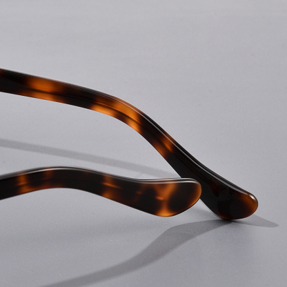 Eterlens｜レトロ風ラウンドフレームアセテート製メガネ｜クラシックファッション｜オーダー