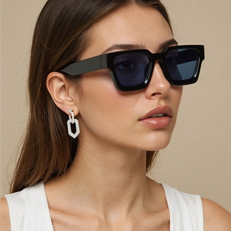 欧米スタイルスクエア型サングラス | Wellington Polar - 商品画像 5/33