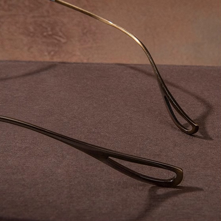 Eterlens｜レトロ風彫刻模様付きメガネ｜匠の技が光る一本