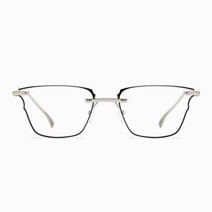 Eterlens｜リムレスチタン製不規則老眼鏡｜ブルーライトカット｜ミニマルビジネス