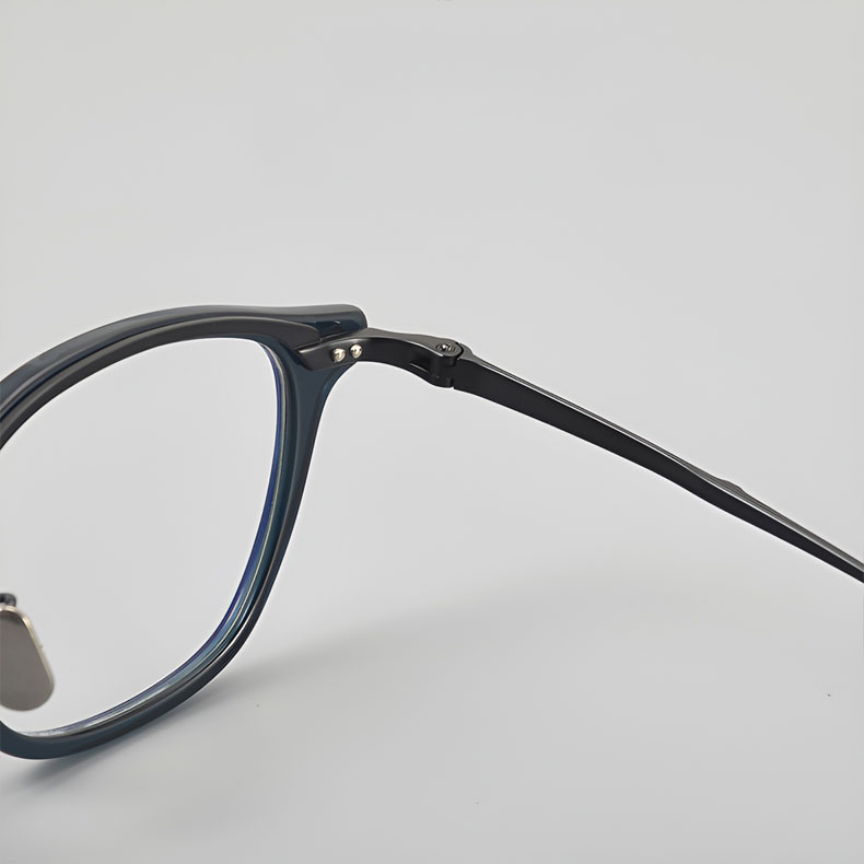 Eterlens|ボストン型メタルブリッジメガネ|クラシックなデザイン|オーダーメイド