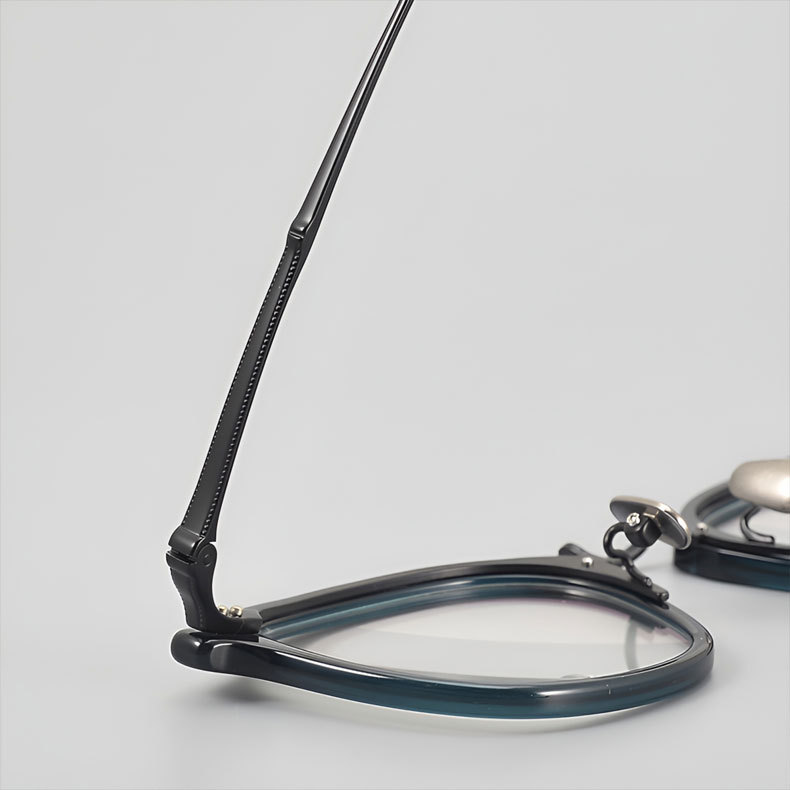 Eterlens|ボストン型メタルブリッジメガネ|クラシックなデザイン|オーダーメイド