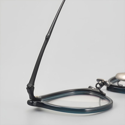 Eterlens|ボストン型メタルブリッジメガネ|クラシックなデザイン|オーダーメイド