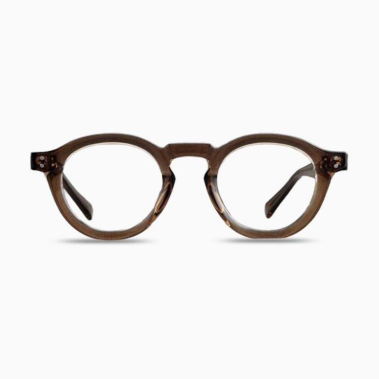 Eterlens|レトロ風ボストンフレーム|ブルーライトカット樹脂レンズ|キーホールブリッジ老眼鏡