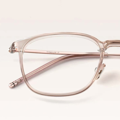 Eterlens｜超軽量エアチタンフレーム｜度付き対応｜レトロ風メガネ-Eterlens
